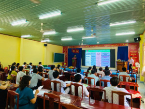 Ngân hàng Chính sách xã hội Bù Đăng tập huấn cho cán bộ tổ chức chính trị - xã hội cấp xã năm 2025