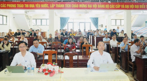 Xã Phước Sơn đồng lòng hướng về Đại hội Đại biểu toàn quốc...