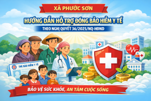 HƯỚNG DẪN NGƯỜI DÂN THỰC HIỆN CHÍNH SÁCH HỖ TRỢ ĐÓNG BẢO HIỂM Y TẾ THEO NGHỊ QUYẾT 36/2025/NQ-HĐND