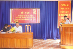 CHI BỘ THÔN 1, XÃ PHƯỚC SƠN TỔ CHỨC HỘI NGHỊ TỔNG KẾT CÔNG...