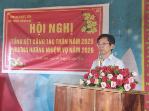 HỘI NGHỊ TỔNG KẾT CÔNG TÁC THÔN 9 - THỐNG NHẤT NĂM 2025 – PHƯƠNG HƯỚNG NHIỆM VỤ NĂM 2026