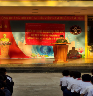 CÔNG AN XÃ PHƯỚC SƠN ĐẨY MẠNH TUYÊN TRUYỀN, PHỔ BIẾN GIÁO DỤC PHÁP LUẬT TRONG NHÂN DÂN