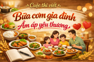 Bữa cơm gia đình ấm áp