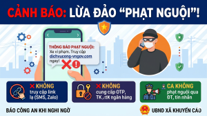CẢNH BÁO GIẢ MẠO CỔNG DỊCH VỤ CÔNG ĐỂ LỪA ĐẢO