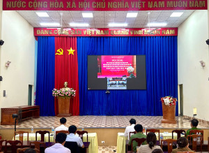 XÃ PHƯỚC SƠN THAM DỰ HỘI NGHỊ TRỰC TUYẾN HỌC TẬP, QUÁN TRIỆT VÀ PHÁT ĐỘNG THI ĐUA THỰC HIỆN NGHỊ QUYẾT SỐ 05-NQ/TU CỦA BAN CHẤP HÀNH ĐẢNG BỘ THÀNH PHỐ ĐỒNG NAI