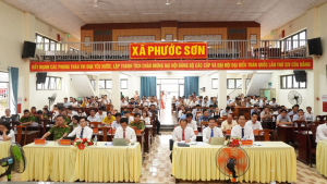 PHƯỚC SƠN SƠ KẾT 01 NĂM THỰC HIỆN CHÍNH QUYỀN ĐỊA PHƯƠNG 02 CẤP, PHÁT ĐỘNG ĐỢT THI ĐUA ĐẶC BIỆT 500 NGÀY ĐÊM