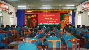 XÃ PHƯỚC SƠN KHAI MẠC HUẤN LUYỆN LỰC LƯỢNG DÂN QUÂN TỰ VỆ...
