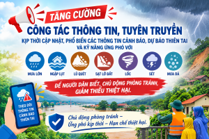 CHỦ ĐỘNG PHÒNG, TRÁNH THIÊN TAI – BẢO VỆ AN TOÀN TÍNH MẠNG, TÀI SẢN