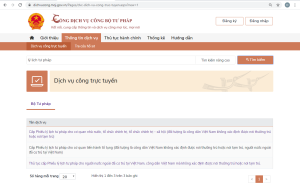 Hướng dẫn nộp hồ sơ trực tuyến qua cổng Dịch vụ công Quốc gia
