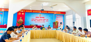 Thường trực Đảng ủy phường Phước Tân họp về tiến độ thực hiện Dự án bồi thường, hỗ trợ, tái định cư dự án Hạ tầng khu tái định cư 49,32 ha phường Phước Tân, tỉnh Đồng Nai