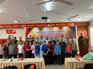 PHƯỜNG PHƯỚC TÂN TỔ CHỨC CHƯƠNG TRÌNH “ĐỒNG HÀNH CHĂM LO CHO NẠN NHÂN DA CAM/DIOXIN” NHÂN KỶ NIỆM 79 NĂM NGÀY THƯƠNG BINH - LIỆT SĨ