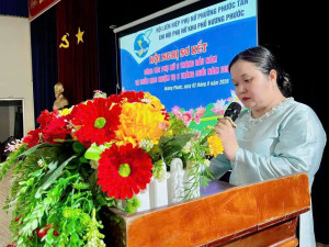 CHI HỘI PHỤ NỮ KHU PHỐ HƯƠNG PHƯỚC SƠ KẾT CÔNG TÁC HỘI VÀ PHONG TRÀO PHỤ NỮ 6 THÁNG ĐẦU NĂM 2026