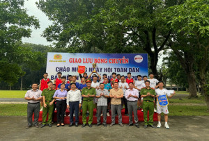 Giao Lưu Bóng Chuyền Chào Mừng Ngày Hội Toàn Dân Bảo Vệ An Ninh Tổ Quốc năm 2025