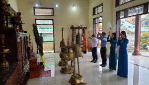 Xã Phước Thái tổ chức Lễ viếng Đền thờ Liệt sĩ, nhân kỷ niệm 80 năm Cách mạng Tháng Tám và Quốc khánh 2/9