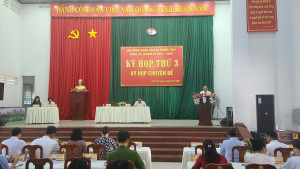 Hội đồng Nhân dân xã Phước Thái khóa XII, nhiệm kỳ 2021 -2026 tổ chức kỳ họp thứ 3, kỳ họp chuyên đề