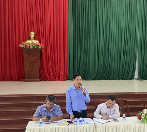 Hội nghị đối thoại với các hộ dân thuộc Dự án Nút giao đường...