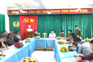 Công an xã phước thái tổ chức giáo dục pháp luật đối với người chấp hành xong án phạt tù, người chấp hành án tại cộng đồng và người trong diện quản lý về ma tuý tại địa phương