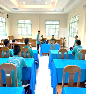 Công An Xã Phước Thái tổ chức cấp căn cước cho các học viên tại cơ sở cai nghiện ma tuý số 2, tỉnh Đồng Nai