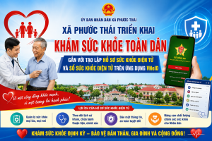 Xã Phước Thái triển khai khám sức khỏe toàn dân gắn với tạo...