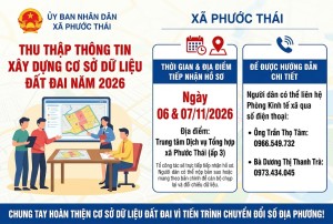 Xã Phước Thái thu thập thông tin xây dựng cơ sở dữ liệu đất...