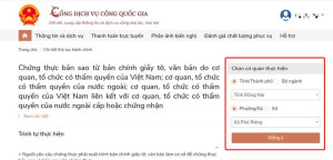 Hướng dẫn nộp hồ sơ chứng thực từ bản gốc