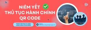 Thông báo về việc niêm yết công khai danh mục thủ tục hành chính