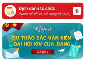 Đóng góp cho các dự thảo văn kiện Đại hội XIV của Đảng qua ứng dụng VNeID