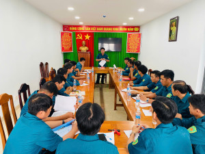 Ban Chỉ huy quân xã Phú Riềng tổ chức giao ban triển khai...