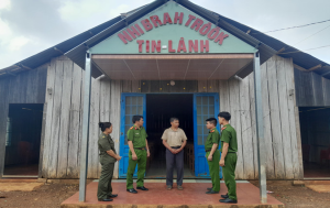 Công an xã Phú Riềng - Giữ bình yên trong vùng đồng bào thiểu số