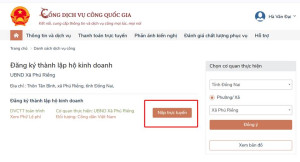 Hướng dẫn thủ tục Đăng ký thành lập hộ kinh doanh
