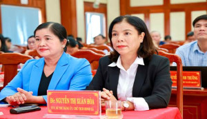 XÃ PHÚ RIỀNG THAM DỰ HỘI NGHỊ TRỰC TUYẾN TỔ CHỨC NGHIÊN CỨU, HỌC TẬP, QUÁN TRIỆT VÀ TRIỂN KHAI THỰC HIỆN NGHỊ QUYẾT ĐẠI HỘI XIV CỦA ĐẢNG