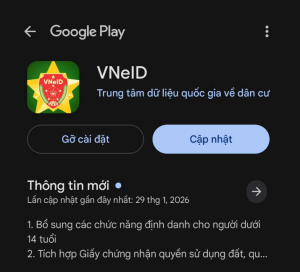 VNeID cập nhật tính năng mới: Mở rộng tiện ích – Nâng cao trải nghiệm người dân