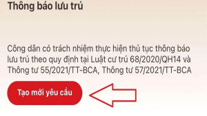 HƯỚNG DẪN KHAI BÁO TẠM VẮNG TRỰC TUYẾN TRÊN ỨNG DỤNG VNeID