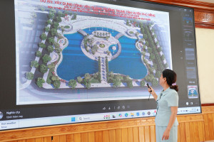 TRAO ĐỔI, CHO Ý KIẾN VỀ PHƯƠNG ÁN THIẾT KẾ CÔNG VIÊN QUẢNG TRƯỜNG TRUNG TÂM