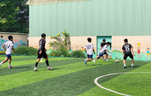 SÔI NỔI GIẢI BÓNG ĐÁ HỌC SINH TRƯỜNG THCS BÙ NHO