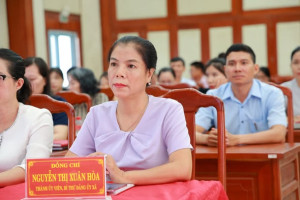 XÃ PHÚ RIỀNG THAM DỰ HỘI NGHỊ TRIỂN KHAI, QUÁN TRIỆT CÁC VĂN BẢN VỀ CÔNG TÁC KIỂM TRA GIÁM SÁT