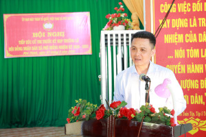 ĐẠI BIỂU HĐND XÃ PHÚ RIỀNG TIẾP XÚC CỬ TRI TRƯỚC KỲ HỌP GIỮA NĂM 2026