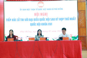 ĐOÀN ĐẠI BIỂU QUỐC HỘI THÀNH PHỐ ĐỒNG NAI TIẾP XÚC CỬ TRI  TẠI XÃ PHÚ RIỀNG