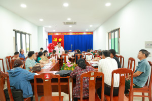 PHÒNG GIAO DỊCH NGÂN HÀNG CHÍNH SÁCH XÃ HỘI PHÚ RIỀNG TỔ CHỨC GIAO DỊCH TẠI XÃ PHÚ RIỀNG