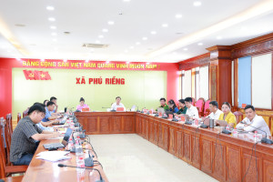Xã Phú Riềng tham dự hội nghị trực tuyến giao ban giữa Ban Chỉ đạo về phát triển khoa học công nghệ, đổi mới sáng tạo và chuyển đổi số Thành phố với Ban Chỉ đạo các cấp ủy trực thuộc
