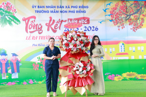 Trường Mầm non Phú Riềng tổng kết năm học 2025 – 2026