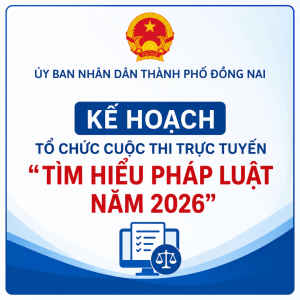 Cuộc thi trực tuyến “Tìm hiểu pháp luật năm 2026”: Người dân từ 15 tuổi trở lên có thể tham gia