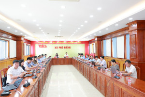 Xã Phú Riềng tham dự hội nghị trực tuyến sơ kết 1 năm thực hiện mô hình tổ chức chính quyền địa phương 2 cấp trên địa bàn thành phố Đồng Nai