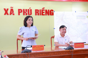 THƯỜNG TRỰC ĐẢNG ỦY XÃ NGHE BÁO CÁO VỀ ĐỊNH HƯỚNG QUY HOẠCH CHUNG ĐÔ THỊ MỚI PHÚ RIỀNG ĐẾN NĂM 2050