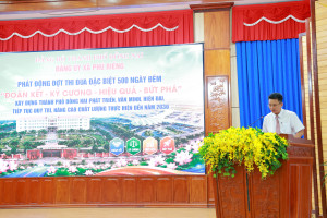 MTTQ xã Phú Riềng quyết tâm lan tỏa khí thế 500 ngày thi đua đặc biệt đến từng khu dân cư