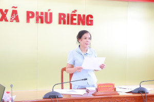 XÃ PHÚ RIỀNG: RÀ SOÁT PHƯƠNG ÁN NHÂN SỰ, ĐẨY NHANH TIẾN ĐỘ SẮP XẾP THÔN