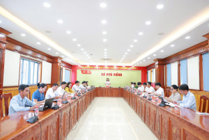 BAN CHẤP HÀNH ĐẢNG BỘ XÃ PHÚ RIỀNG: CHO Ý KIẾN ĐỀ ÁN SẮP XẾP, SÁP NHẬP CÁC TRƯỜNG HỌC