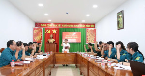 XÂY DỰNG LỰC LƯỢNG QUÂN SỰ XÃ VỮNG MẠNH, LAN TỎA HÌNH ẢNH “MÀU XANH ÁO LÍNH”