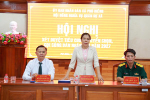 XÃ PHÚ RIỀNG XÉT DUYỆT TIÊU CHUẨN TUYỂN CHỌN, GỌI CÔNG DÂN NHẬP NGŨ NĂM 2027