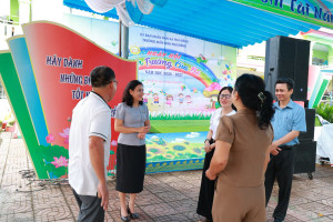 PHÚ RIỀNG TẤT BẬT TRƯỚC GIỜ KHAI GIẢNG NĂM HỌC MỚI